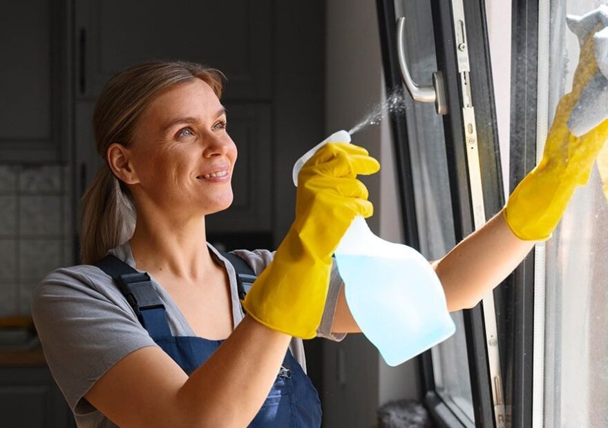 high-rise window cleaning in Oakville