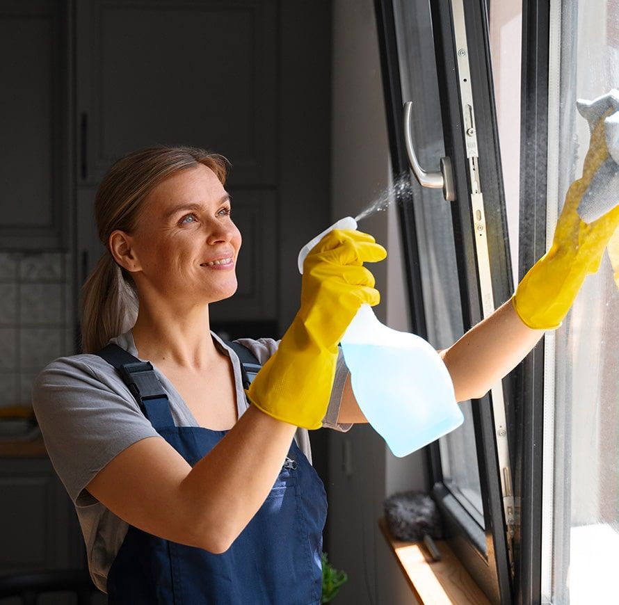 high-rise window cleaning in Oakville