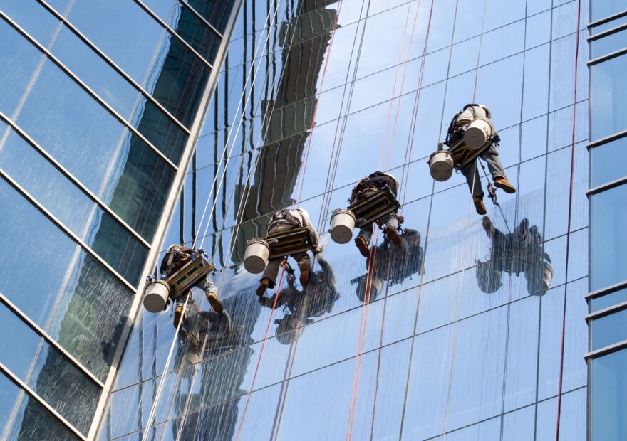 high-rise window cleaning in North York
