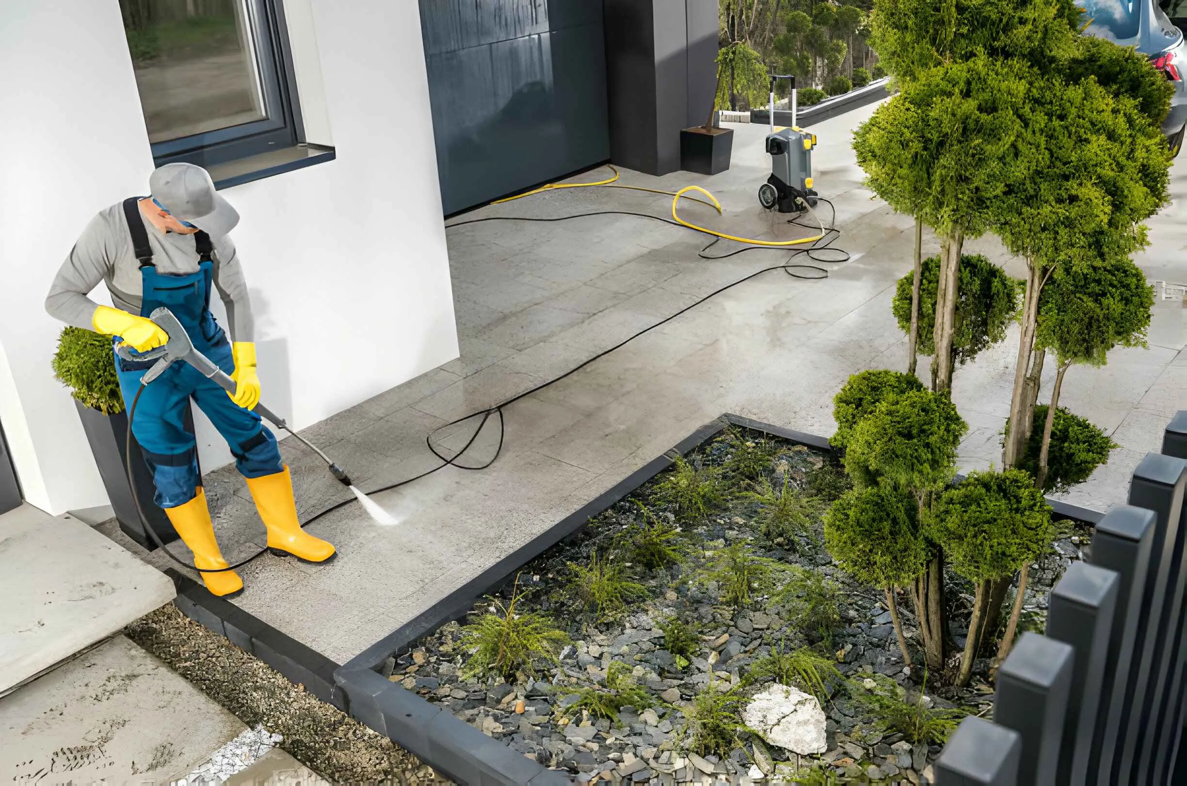 Building exterior pressure washing company in Toronto